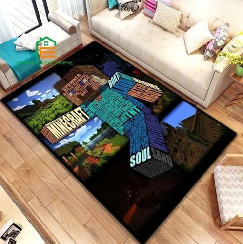 Louisdream Minecraft gamer szőnyeg 150 x 100 cm