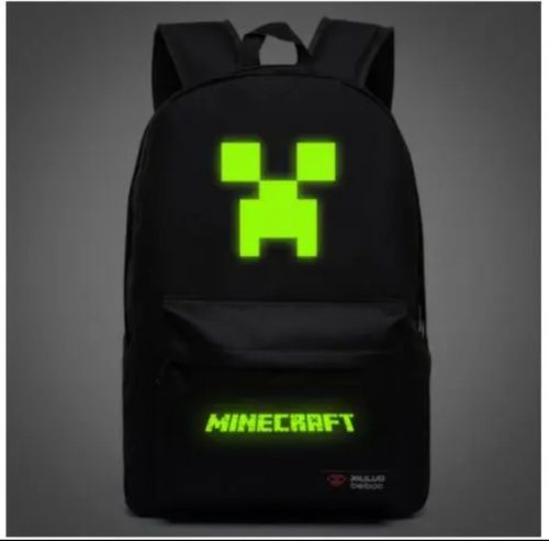Minecraft fekete hátizsák
