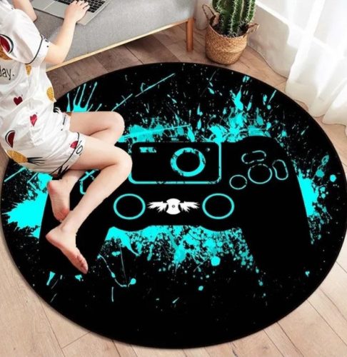Louisdream gamer gyerek szőnyeg, kör alakú 100cm