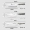 Japán  rozsdamentes acél Santoku kés,  3 részes