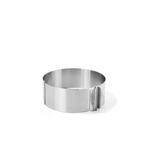 Rozsdamentes acél torta forma(16-30), 10 cm magas