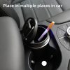 Autós pohártartóba  illeszthető mobil hamutartó, led világítással