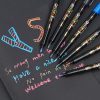 8 színű metál színű jelölőtoll