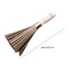 Természetes bambusz wok kefe, 25 cm-es, natúr színű