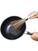 Természetes bambusz wok kefe, 25 cm-es, natúr színű