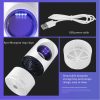 Elektromos,  uv led-es néma rovarírtó csapda,Usb, fehér színű