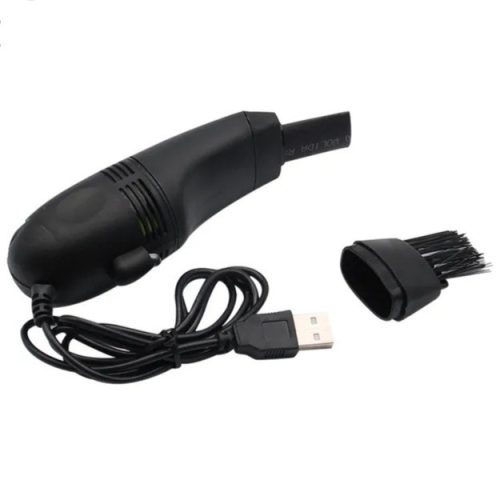 Mini Usb-s  számítógép billentyűzet tisztító porszívó, fekete