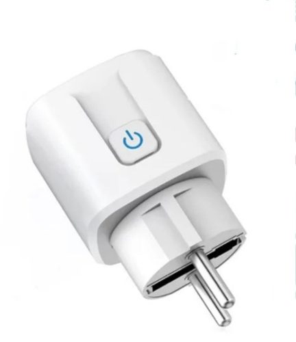 Tuya 20 A  intelligens ajzat,wifi csatlakozó tápellátás figyelés, időzítés funkció, fehér