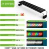 Nut 4 soros, színváltoztatós akváriumi Led  lámpa, fülekkel rögzíthető, 230 V, 20 - 30 cm