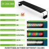 Nut 4 soros, színváltoztatós akváriumi Led  lámpa, fülekkel rögzíthető, 230 V, 30-40 cm