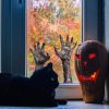 3 D ijesztő Halloween zombi kéz ablak fólia