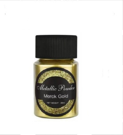 Fémes gyöngyház sárga arany metál színű dekorációs hobbi festék, 20 ml