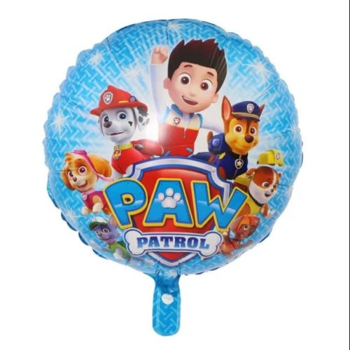 Nagy méretű Mancs Őrjárat party alumínium lufi, Paw Patrol