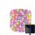 Kültéri vízálló napelemes led zsinór, színes fényű, 12 méter, 100 led