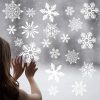 Karácsonyi ablakmatrica , többféle mintájú hópehely és rénszarvas fej,fehér, és barna színű, (8)