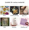 24 sínű akril festék toll ecset, kreatív üveg,-kő,- porcelán,-fa,-vászon festéshez, 2mm-es vonalszélesség