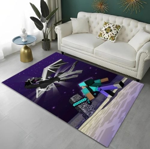 Gamer gyerek szőnyeg, bársony flanel, Ender sárkány , 80 x 120 cm