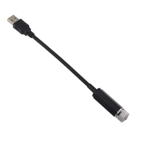 Usb atmoszférikus led hangulat lámpa, állítható fókusszal, piros fénnyel, 20,8 x 1,6 cm 