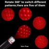 Usb atmoszférikus led hangulat lámpa, állítható fókusszal, piros fénnyel, 20,8 x 1,6 cm 