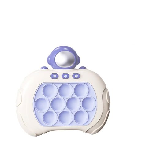 Gyermek logikai golyós reflex játék, elemes, világoskék