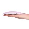 Mini  18 W szétnyitható Led UV körömlámpa, rózsaszín, usb töltésű, 13,3 x 7 x 1,3 cm 