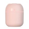 Párásító, illóolaj diffúzor,  műanyag, Usb töltéssel, rózsaszín, 220 ml, 10,3 x 8 cm 