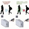5 db RFID blokkolós kártya tartó tasak, Pvc anyag, ezüst színű