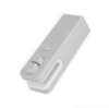 Mini háztartási fóliahegesztő,Usb töltésű, szürke-fehér, 11 x 3,5 x 2,8 cm 