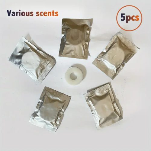 Aromaterápiás tabletta légtisztító hamutartóhoz, 5 db , 6,8 x 4,9 cm 