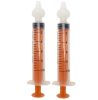 Baba orröblítő fecskendő, 10 ml, narancssárga, 13,5 x 3,6 cm, 2 db  