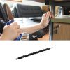 Flexibilis csavarhegy hosszabító cső, fekete, 30 cm 