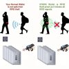 Rfid alumínium fólia bankkártya tartó tasak, ezüst színű, 5 db /cs, 9,2 x 6,3 cm 