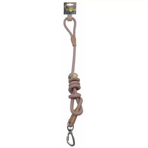 M-PETS Eco póráz biztonsági karabínerrel S 1,2x150cm pink 100% újrahasznosított műanyag