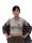 Mintás női crop top - Life is better with a horse - Szürke