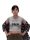 Mintás női crop top - Eww people - Szürke