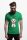 Mintás férfi póló - Mentett kutya - irish green