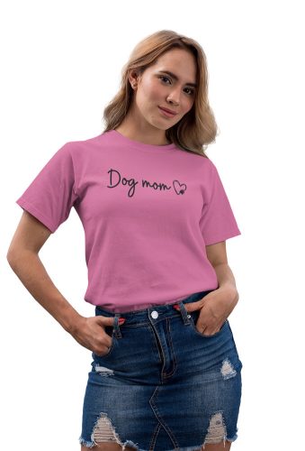 Mintás női póló - Dog Mom- Azalea