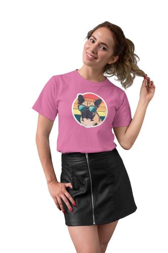 Mintás női póló - Bulldog - Azalea