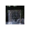 LED fényfüggöny 200 x 200 cm, kül-, és beltéri, sorolható - hidegfehér
