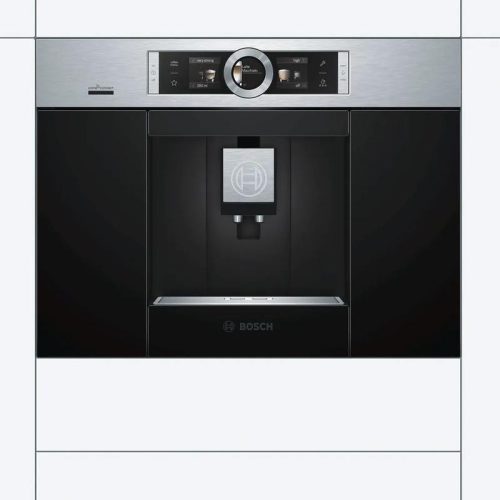 Bosch Beépíthető teljesen automata kávéfőző, kávégép, nemesacél, Serie 8, CTL636ES6