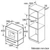 Bosch Beépíthető teljesen automata kávéfőző, kávégép, nemesacél, Serie 8, CTL636ES6