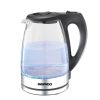 Daewoo Üvegfalú vízforraló, 1.7 liter, 2200W, DEK-1413