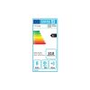 Daewoo RN-T425RNB kombinált hűtőszekrény üveg előlappal, 332L, M:189,8cm, NoFrost, A + energiaosztály, Fekete