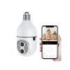 Kétlencsés E27 foglalatba rögzíthető WiFi Smart IP biztonsági kamera