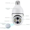 Kétlencsés E27 foglalatba rögzíthető WiFi Smart IP biztonsági kamera