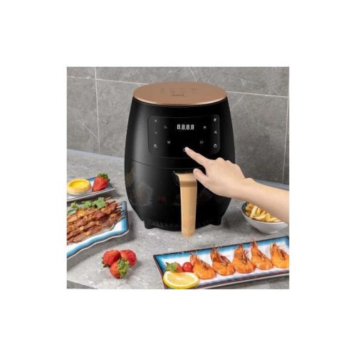 Air Fryer, olaj nélküli fritőz, meleglevegős sütő digitális kijelzővel - 4,5 l