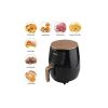 Air Fryer, olaj nélküli fritőz, meleglevegős sütő digitális kijelzővel - 4,5 l