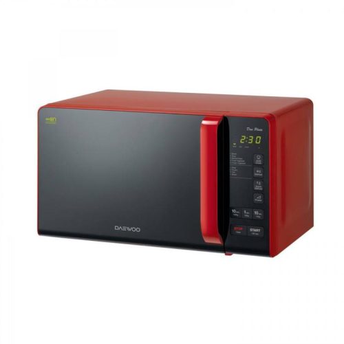Daewoo Mikrohullámú Sütő, 20 L, 800 W, Piros, KOR-6S3DBR - csomagolássérült