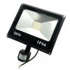 SMD LED reflektor mozgásérzékelővel, 50W, 4500lm