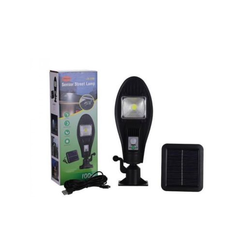 Mozgásérzékelős LED lámpa különálló napelemmel, 100W